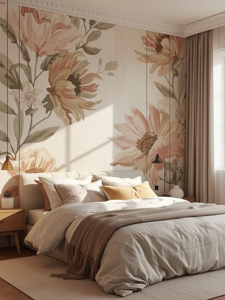 Floral Wallpaper Bedroom Ideas: How Statement Walls Transform Bedrooms