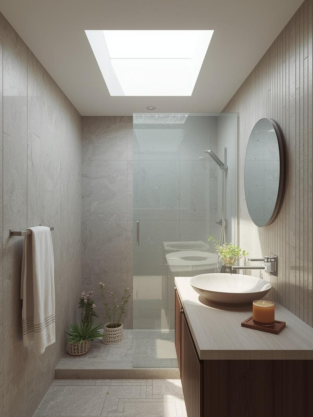 Spa Skylight Bathroom