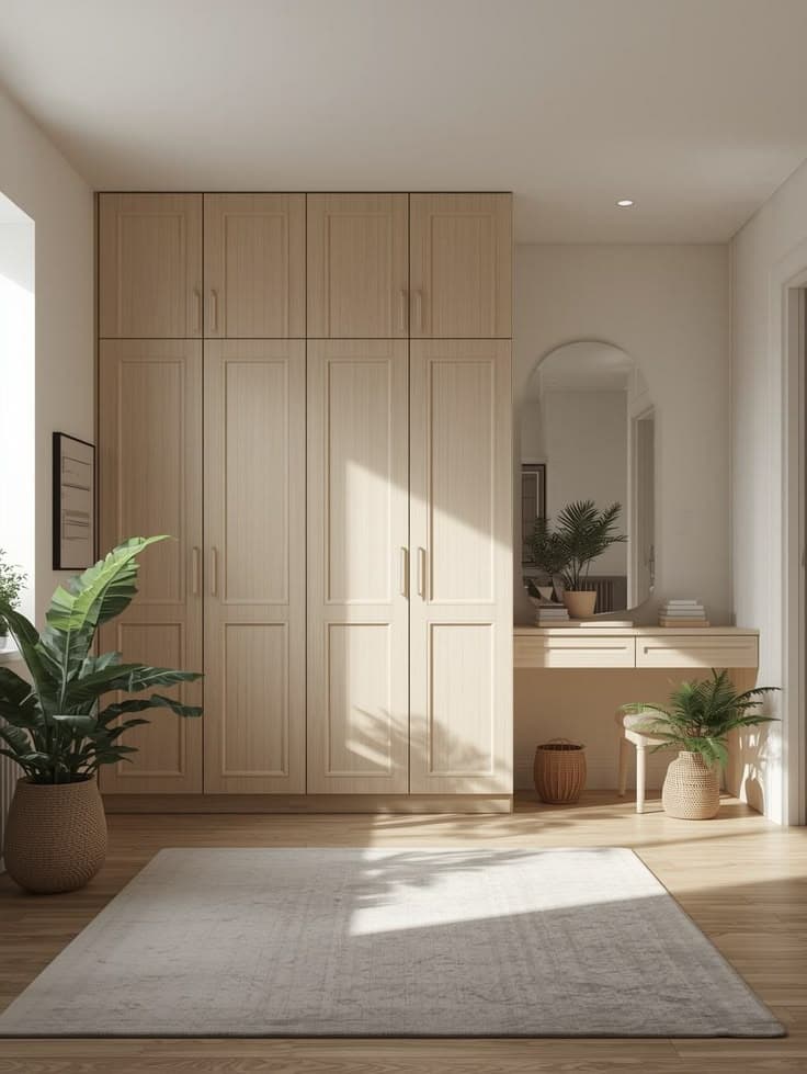 Scandinavian Wardrobe Design Ideas: Maximise Bedroom Storage with a Minimalist Dressing Area